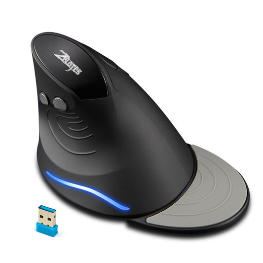 Master F17 Vertical Mouse Ergonomic Worm Anti Mouse Hand Laptop Desktop Wireless Mouse - KIWI UNIVERS