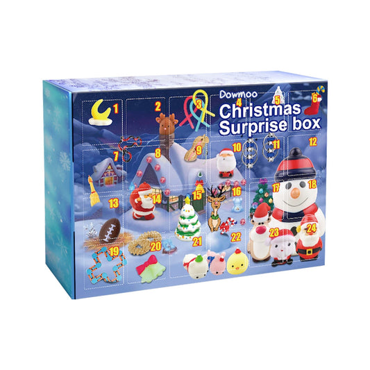 Christmas Surprise Blind Box, Christmas Relief Toys Celebration Atmosphere 24 Random Hidden Blind Box Gifts - KIWI UNIVERS