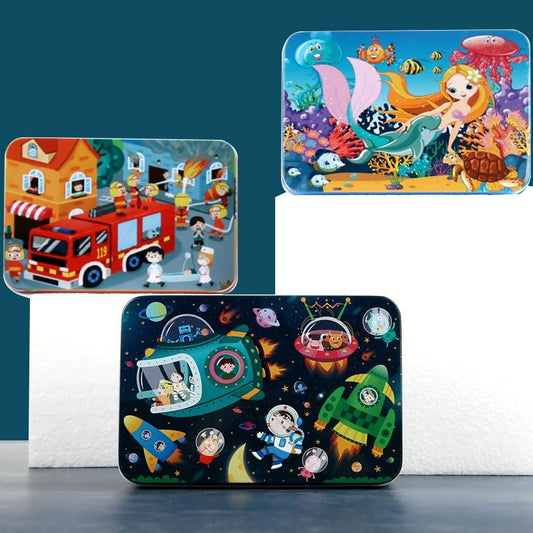 Puzzle en Bois 100 Pcs pour Enfants - KIWI UNIVERS