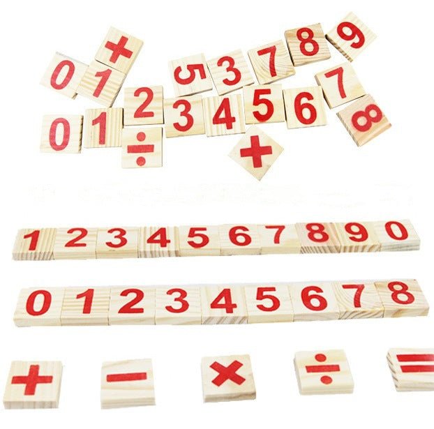 Children's Counting Stick Kindergarten Montessori Mathematics Teaching Tool Baby Early Education Digital Stick Toy - KIWI UNIVERS