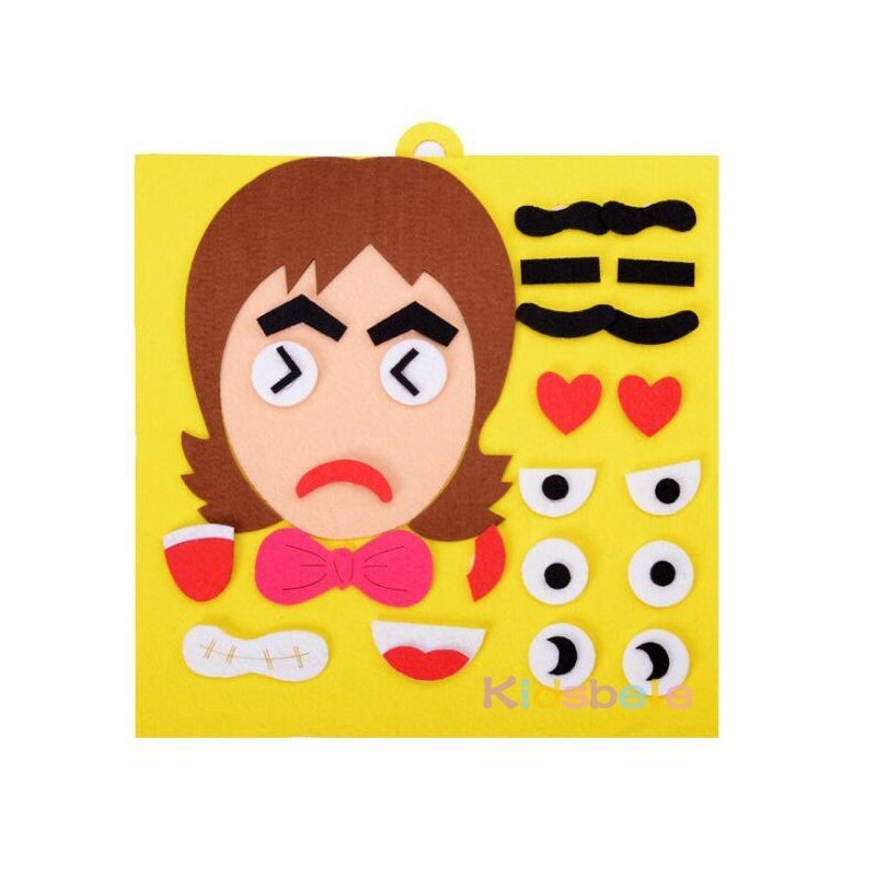 Toys Emotion Change Puzzle Toys 30CM*30CM Creative Facial Expression Kids Educational Toys For Children Learning Funny Set - KIWI UNIVERS