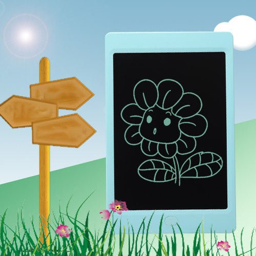 12 Inch Handwriting Board Color Pen Children's Drawing Board LCD Liquid Crystal Handwriting Board Intelligent Electronic Small Blackboard - KIWI UNIVERS