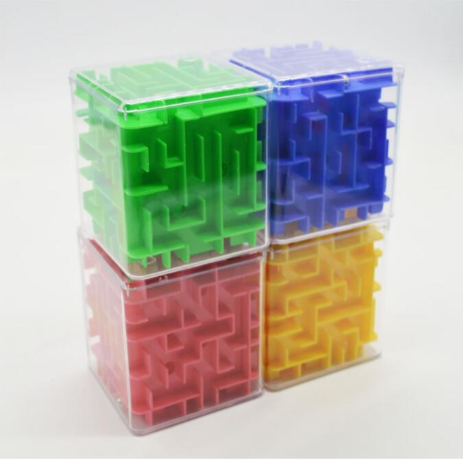 3D Cube Puzzle Maze Toy Hand Game Case Box Fun Brain Game Challenge Fidget Toys Balance Educational Toys for children - KIWI UNIVERS