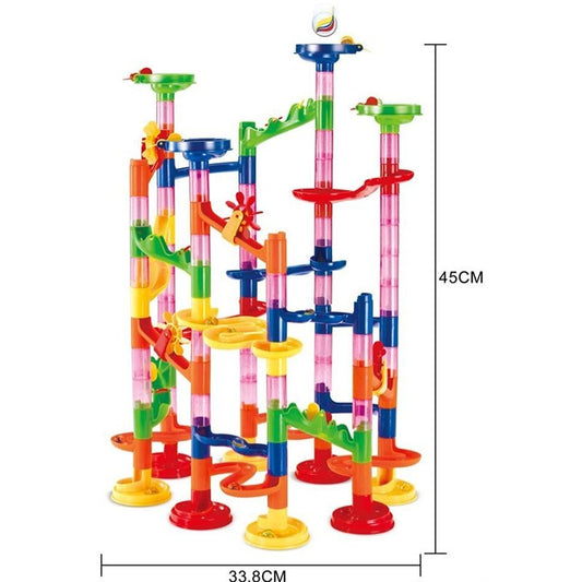 105PCS DIY Construction Marble Race Run Maze Balls Track Building Blocks Children Gift For Baby Educational Toys - KIWI UNIVERS