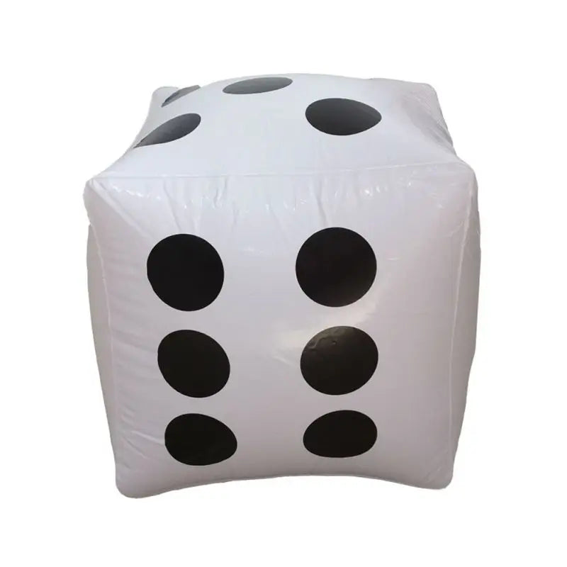 30cm Inflatable Children's Toy Dice Sieve Inflatable Big Dice Toy Blow-Up Cube Big Dice Toy Stage Prop Group Beach Game Tool