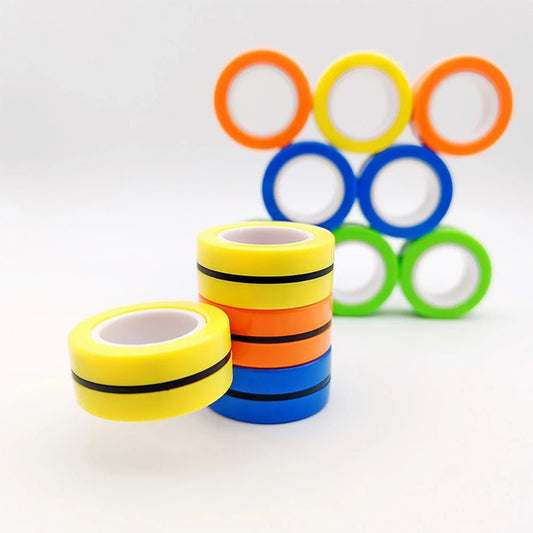 3pcs New Anti - Stress Magnetic Magic Rings Unzip Toys - KIWI UNIVERS