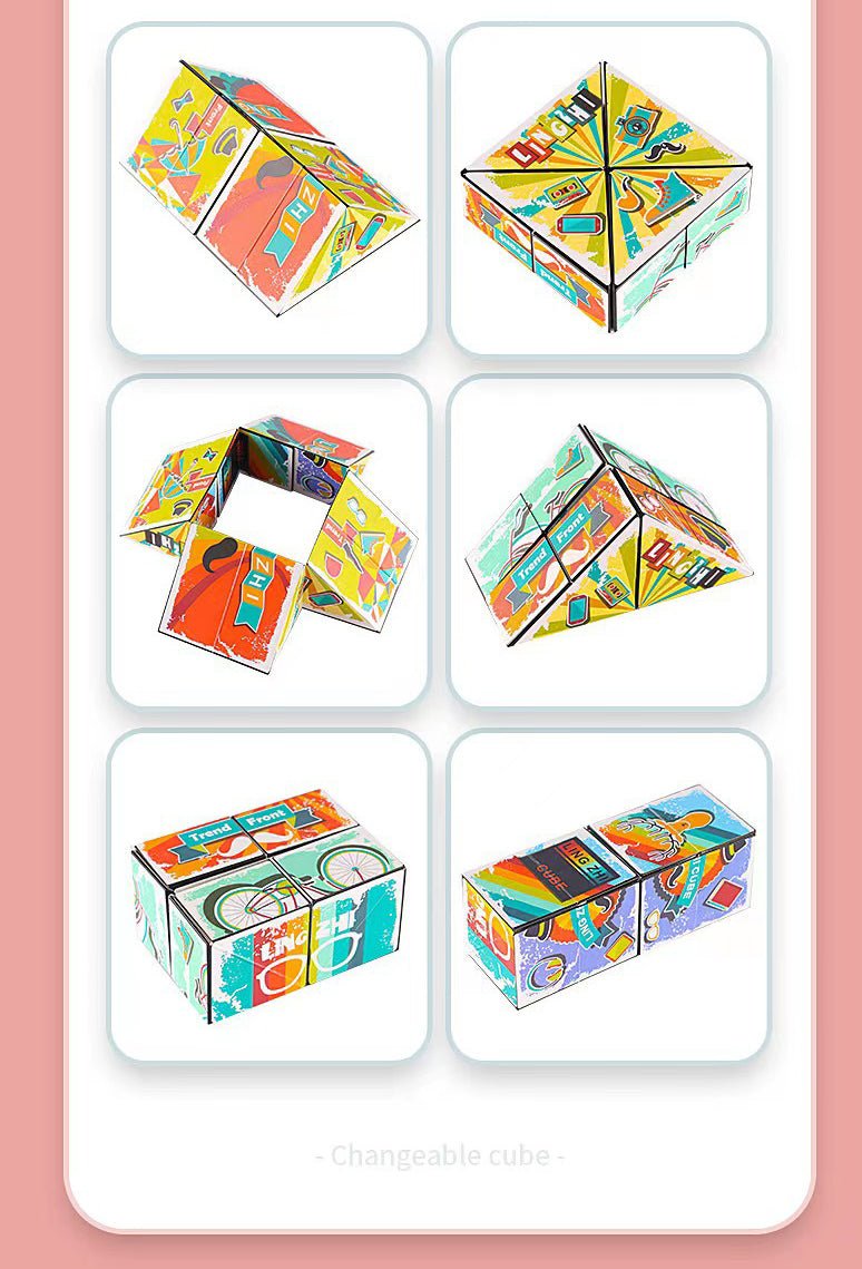 Variable Rubik's Cube Unlimited Folding Rubik's Cube Multi functional Decompression Educational Toy - KIWI UNIVERS