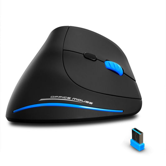 ZELOTES F - 35A Vertical Mouse Grip Ergonomic Laptop Desktop Wireless Mouse - KIWI UNIVERS