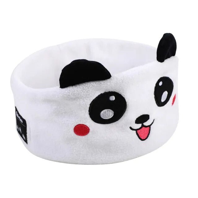 Soft Elastic Comfortable Wireless Music Earphones Kids Animal Sleeping Headphones Eye Mask Bluetooth V5.0 Headphones Headband - KIWI UNIVERS