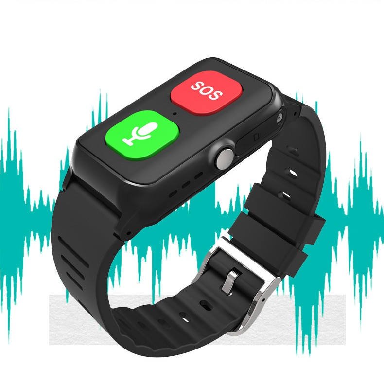 A70 Elderly GPS Positioning Watch Locator With Heart Rate Measurement Body Temperature Smart Bracelet - KIWI UNIVERS