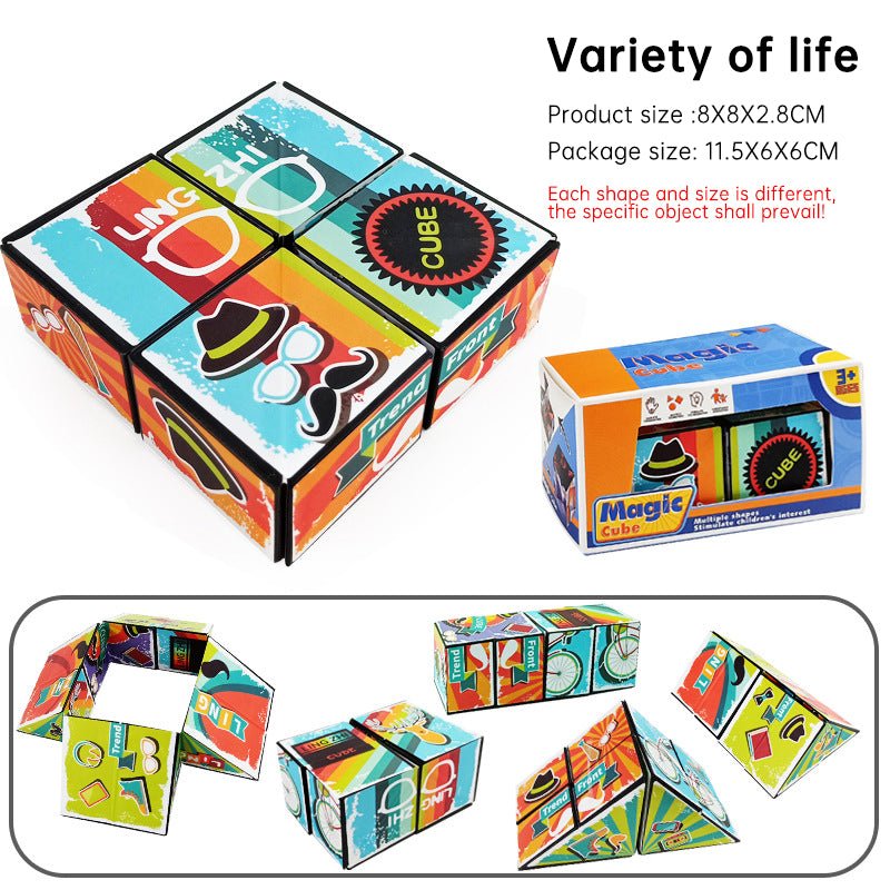 Variety Rubik's Cube Stress Relief Toy Geometry 3b Infinite Rubik's Cube Children's Educational Toy - KIWI UNIVERS