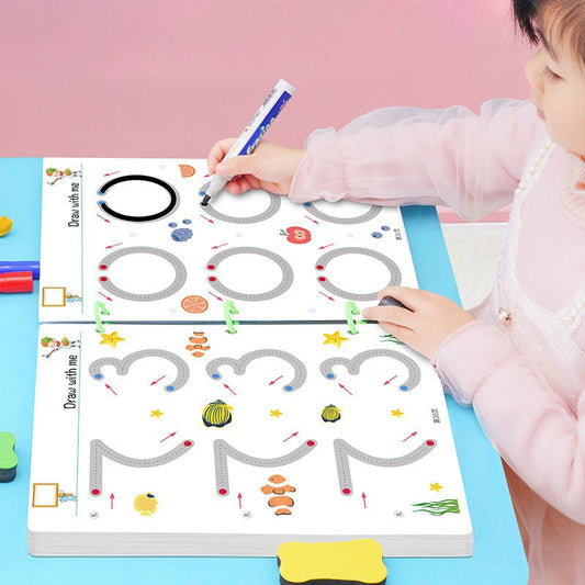 Pen Control Training Word Practice Post Concentration Training Drawing Tracing Logic Thinking Puzzle Early Education - KIWI UNIVERS