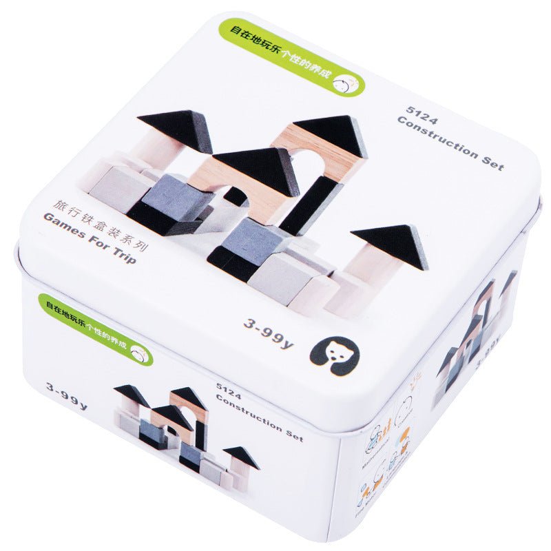 Children's Educational Travel Iron Box Rubik's Cube Puzzle Building Block Gyro Baby Early Education Cognitive Boy And Girl Toys - KIWI UNIVERS