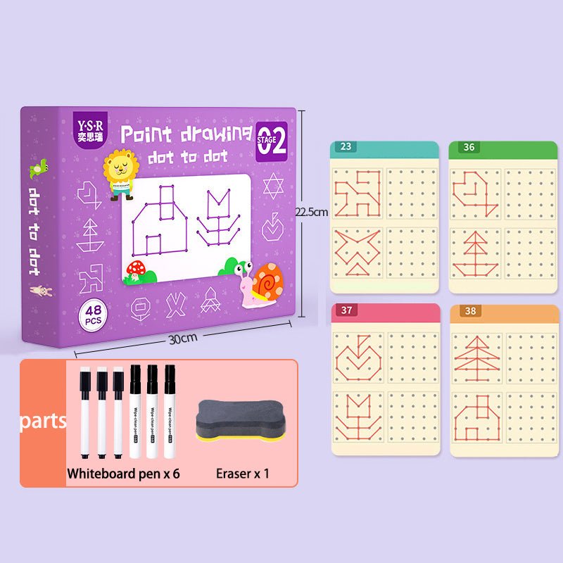 Pen Control Training Word Practice Post Concentration Training Drawing Tracing Logic Thinking Puzzle Early Education - KIWI UNIVERS