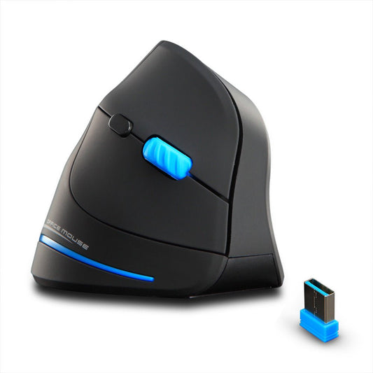 ZELOTES F - 35A Vertical Mouse Grip Ergonomic Laptop Desktop Wireless Mouse - KIWI UNIVERS