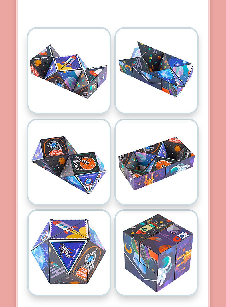 Variable Rubik's Cube Unlimited Folding Rubik's Cube Multi functional Decompression Educational Toy - KIWI UNIVERS