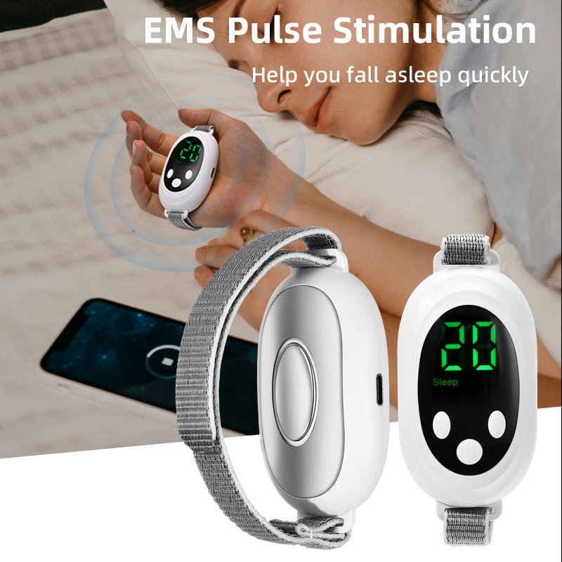 Portable Pulse Sleep Aid Relieves Insomnia Helps Fall Asleep Fast Handheld Sleeper - KIWI UNIVERS