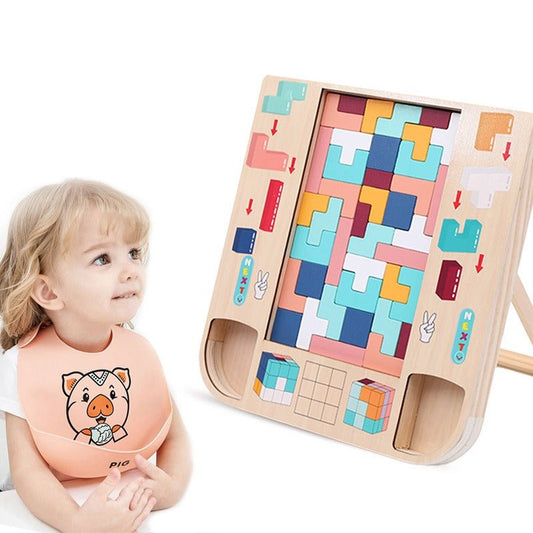 Magische Kubus 2 In 1 Puzzelbord Buzzle Kids Inteligence Multi Educatief Sensorisch Speelgoed Autistisch - KIWI UNIVERS