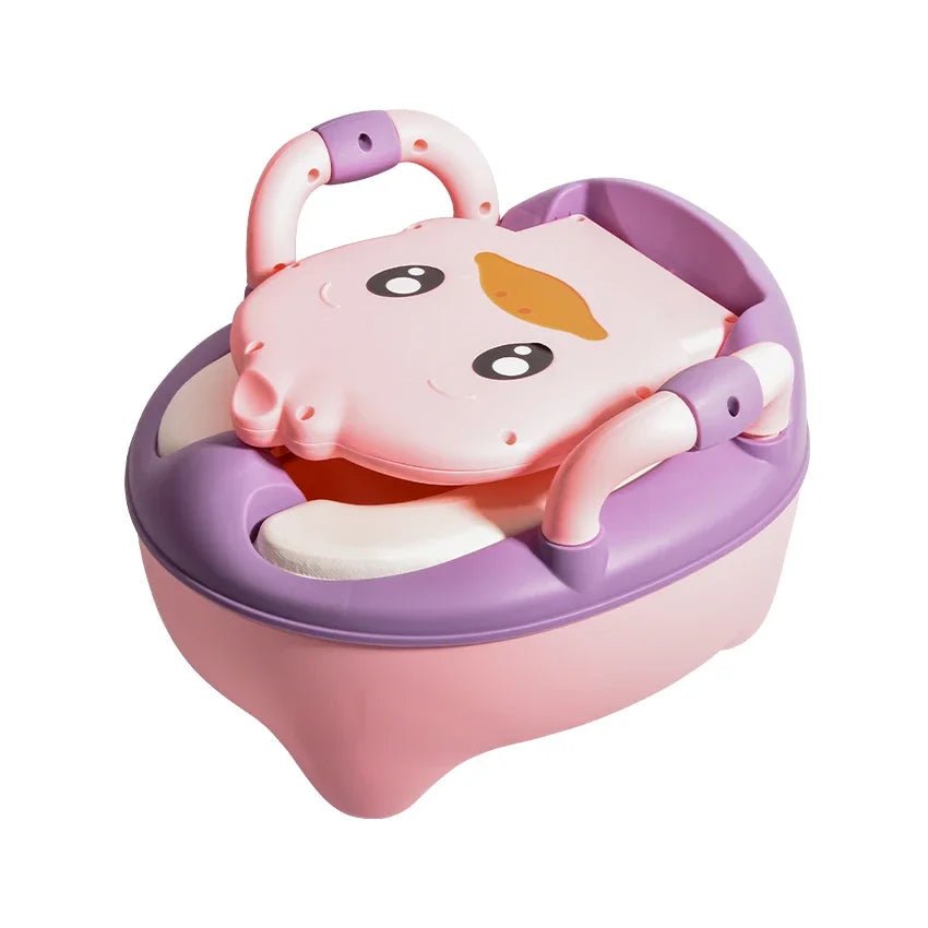 Children's Pot 1 - 6 Years Old Upgraded Cute Duck Baby Toilet Seat Baby Potty Portable Stool Boys & Girls Safe Trainer Seat WC - KIWI UNIVERS
