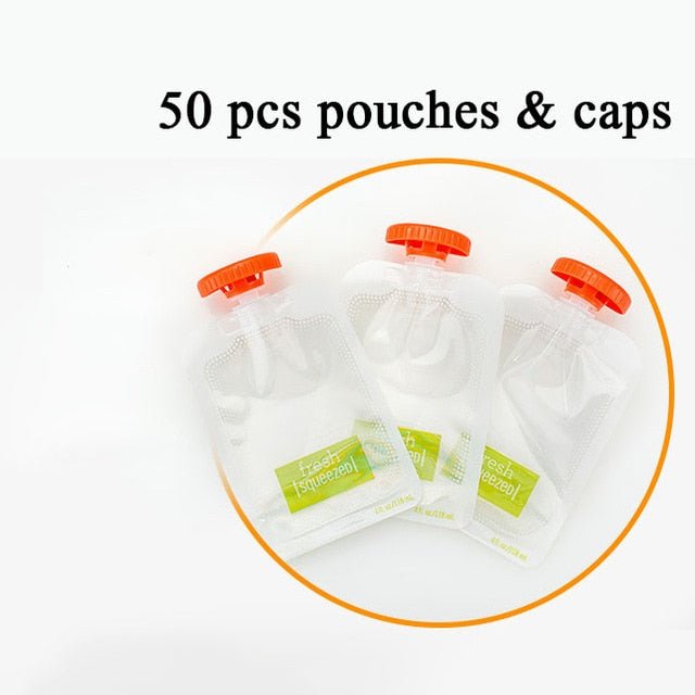 Station de préparation des aliments pour bébé, conteneurs de stockage, machine à emballer les purées de fruits - KIWI UNIVERS