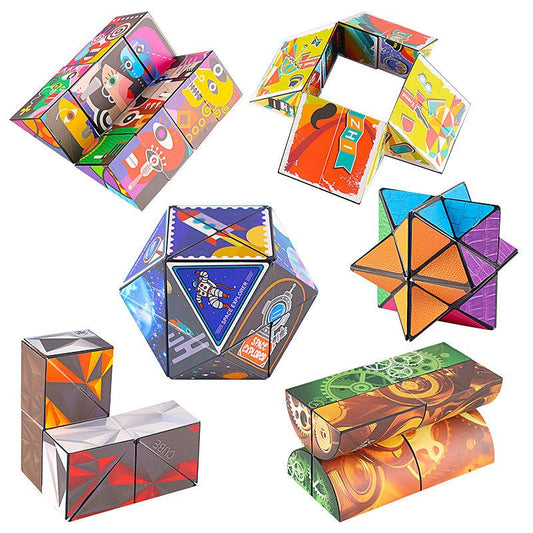 Variable Rubik's Cube Unlimited Folding Rubik's Cube Multi functional Decompression Educational Toy - KIWI UNIVERS