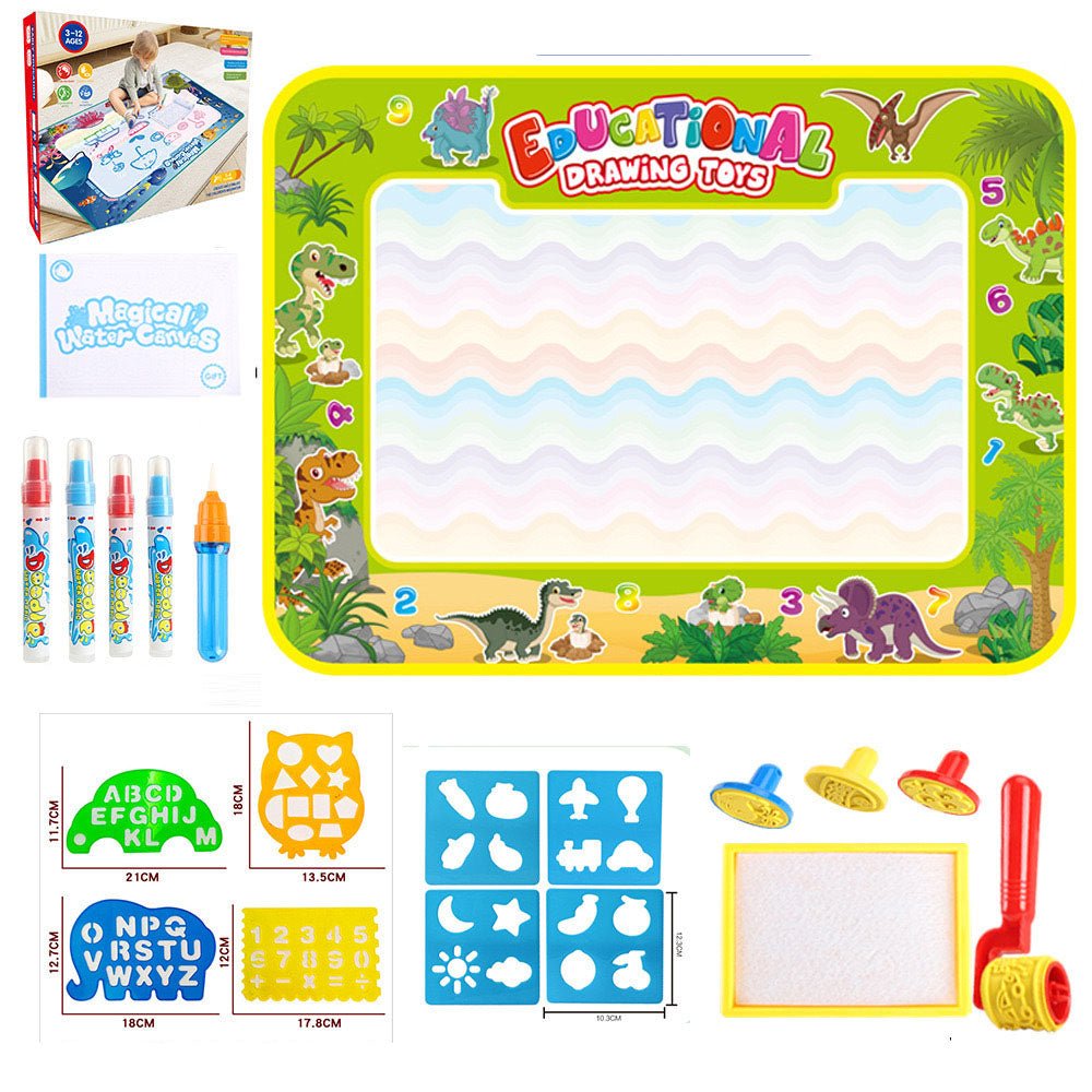 Water Doodle Mat Kids Toys Reusable Painting Writing Doodle Water Color Drawing Board Toddlers Preschool Education Toys - KIWI UNIVERS