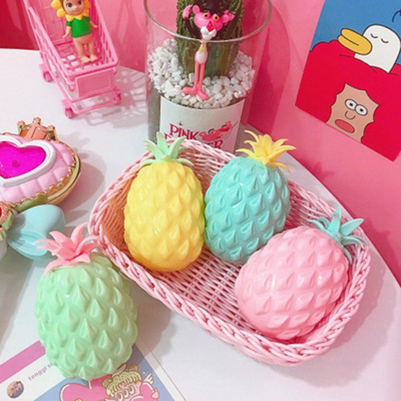 Pineapple Anti Stress Grape Ball Funny Gadget Vent Decompression Toys For Children Stress Autism Hand Wrist Squeeze Toys - KIWI UNIVERS