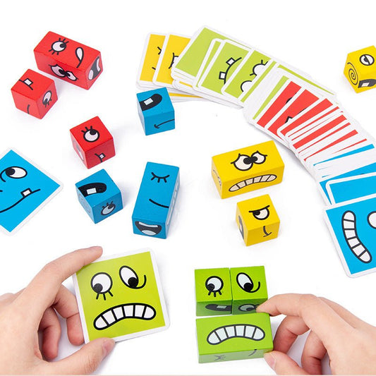 Double face changing Rubik's Cube Toy Creative Large Particle Block Puzzle Parent child Interactive Toy - KIWI UNIVERS