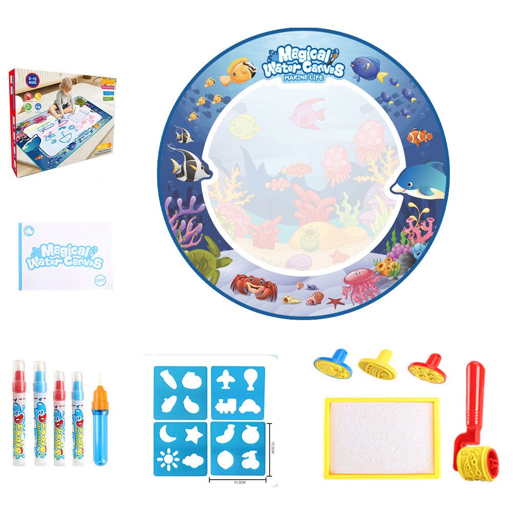 Water Doodle Mat Kids Toys Reusable Painting Writing Doodle Water Color Drawing Board Toddlers Preschool Education Toys - KIWI UNIVERS