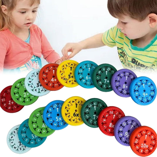 MATH FIDGET SPINNERS 9 - piece math fidget spinner teaching enlightenment toy - KIWI UNIVERS