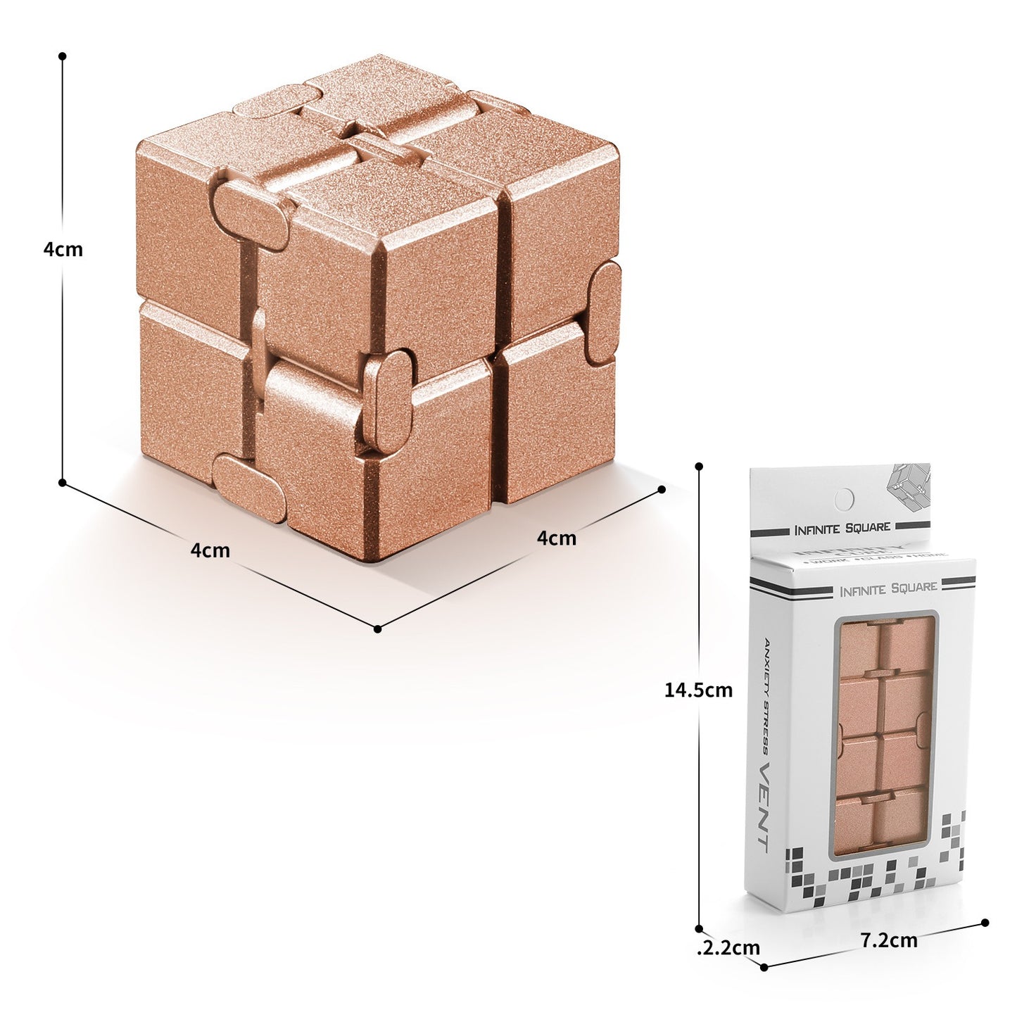 Cube Rubik infini : décompression pour adultes - KIWI UNIVERS