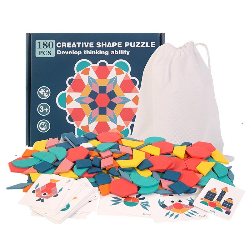 Puzzle géométrique éducatif - KIWI UNIVERS