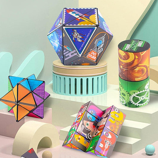 Variable Rubik's Cube Unlimited Folding Rubik's Cube Multi functional Decompression Educational Toy - KIWI UNIVERS