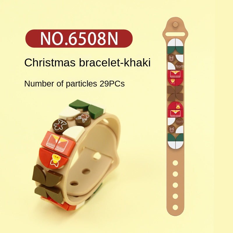 Children's DIY Toys Christmas Fun Puzzle Bracelet Small Particle Bagged Building Blocks Children's Christmas Gifts - KIWI UNIVERS