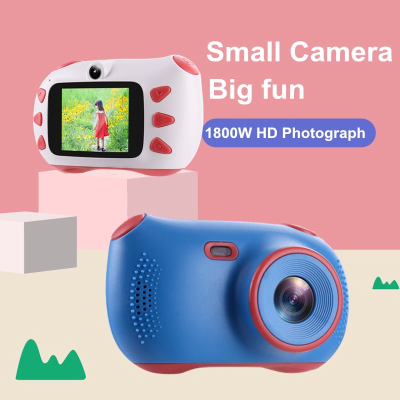 New Cute Fashion Children Digital Camera Can Take Pictures Can HD Video Mini SLR Interest Training Toy Gift - KIWI UNIVERS