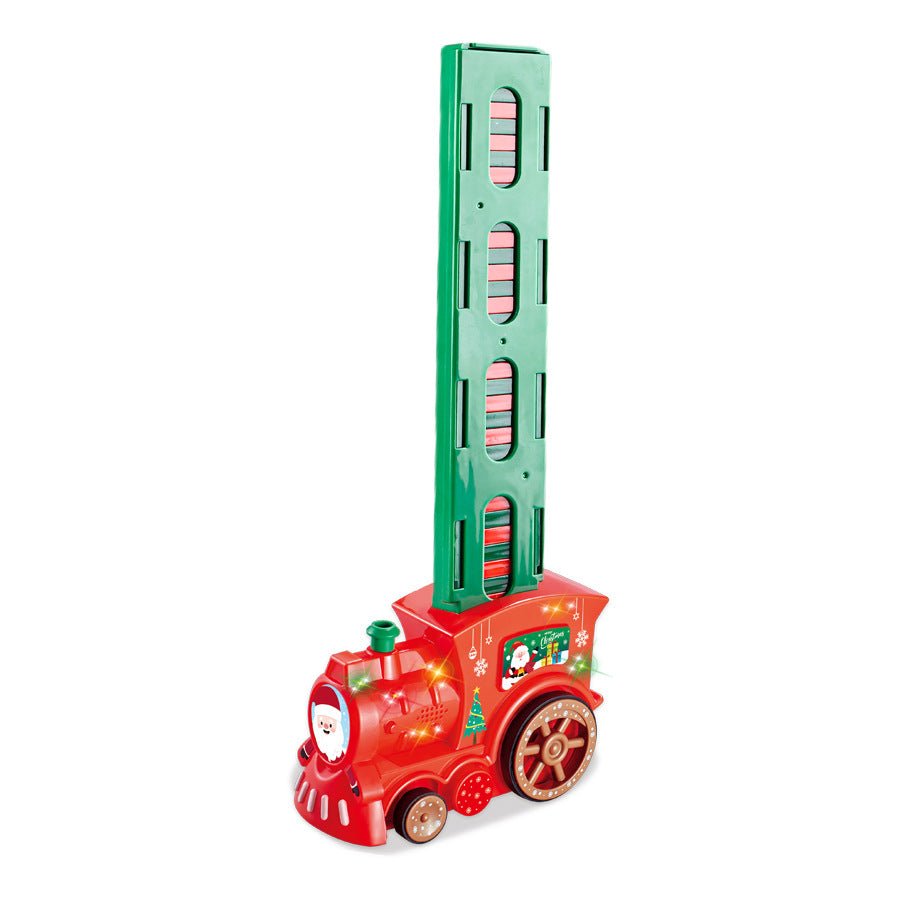 Cadeau Noël : train domino lumineux et musical - KIWI UNIVERS