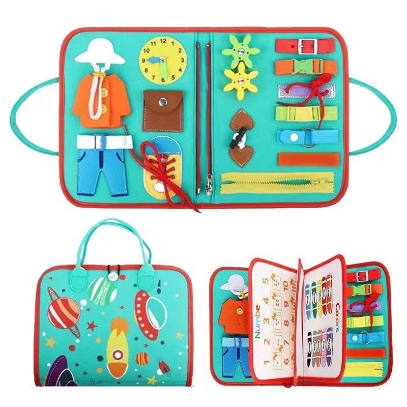 Handheld felt learning board, early education board, cross - border felt early education teaching aids, children's puzzle toys, dr - KIWI UNIVERS