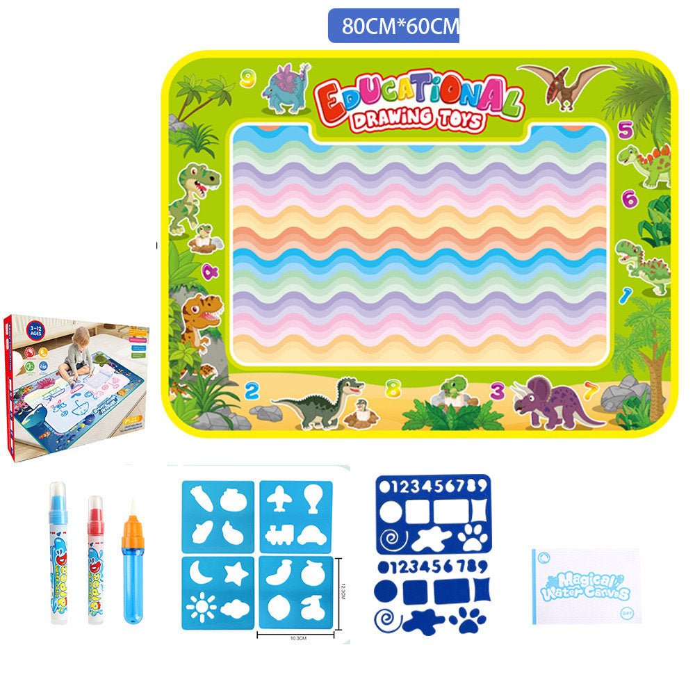 Water Doodle Mat Kids Toys Reusable Painting Writing Doodle Water Color Drawing Board Toddlers Preschool Education Toys - KIWI UNIVERS