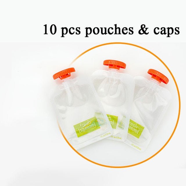Station de préparation des aliments pour bébé, conteneurs de stockage, machine à emballer les purées de fruits - KIWI UNIVERS