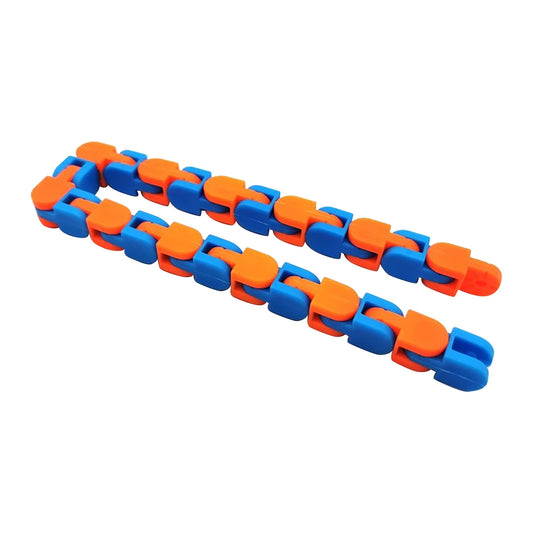 Bicycle chain track decompression toy Fidget pressure toy for 24 children / students with autism and ADHD - KIWI UNIVERS