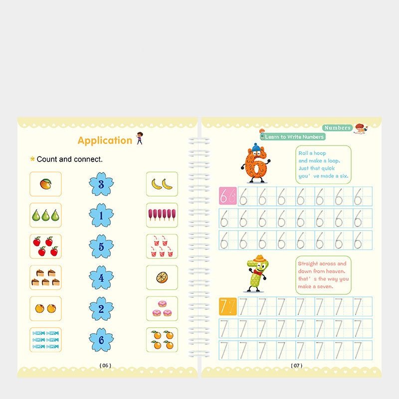 All English Children's Hard Pen Alcove Word Post Magic Word Training Post Control Pen - KIWI UNIVERS