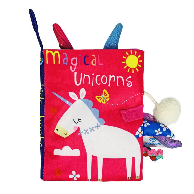 Baby toys three - dimensional cloth books that cannot be torn apart washable children's enlightenment baby ringing paper books - KIWI UNIVERS