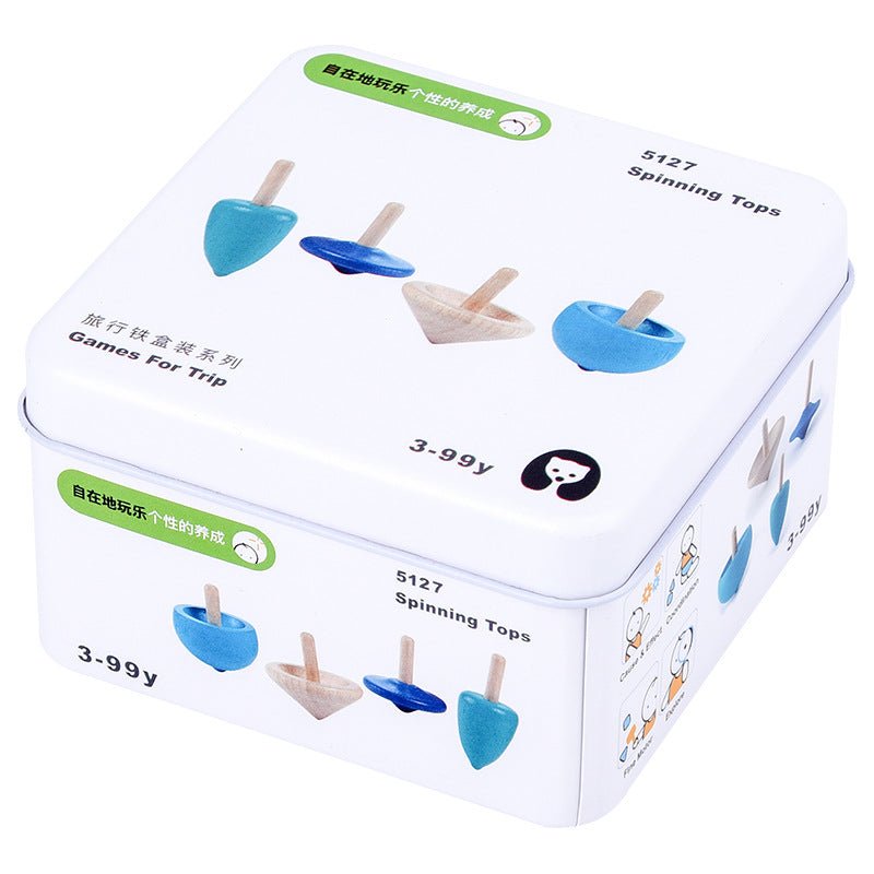Children's Educational Travel Iron Box Rubik's Cube Puzzle Building Block Gyro Baby Early Education Cognitive Boy And Girl Toys - KIWI UNIVERS