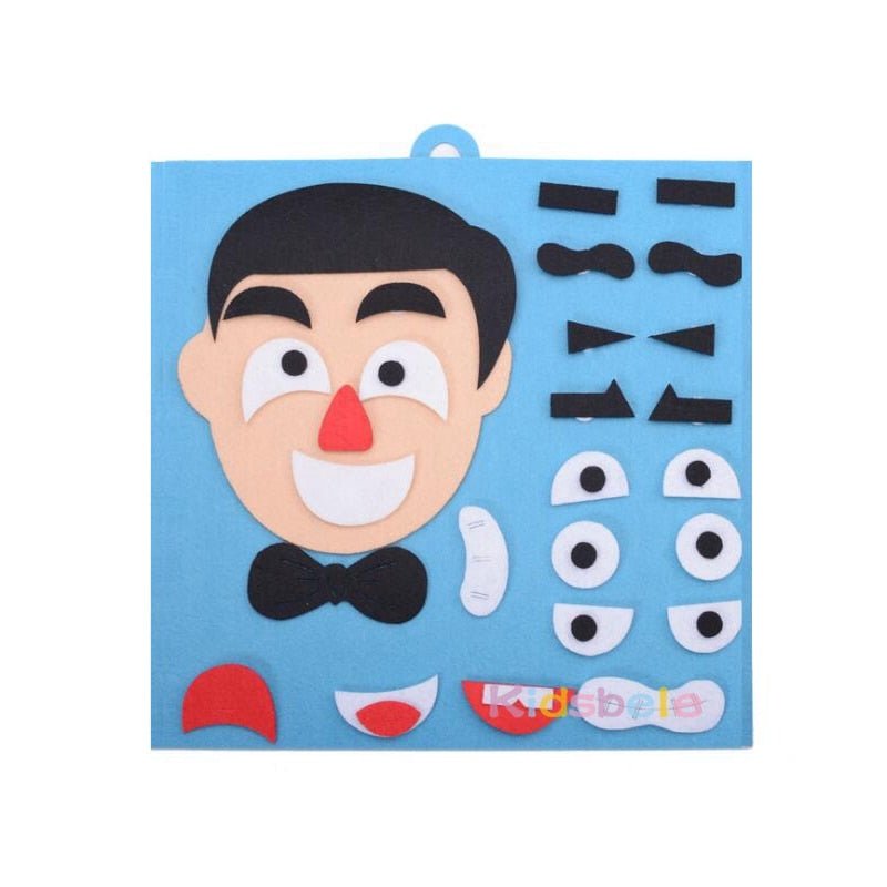 Toys Emotion Change Puzzle Toys 30CM*30CM Creative Facial Expression Kids Educational Toys For Children Learning Funny Set - KIWI UNIVERS