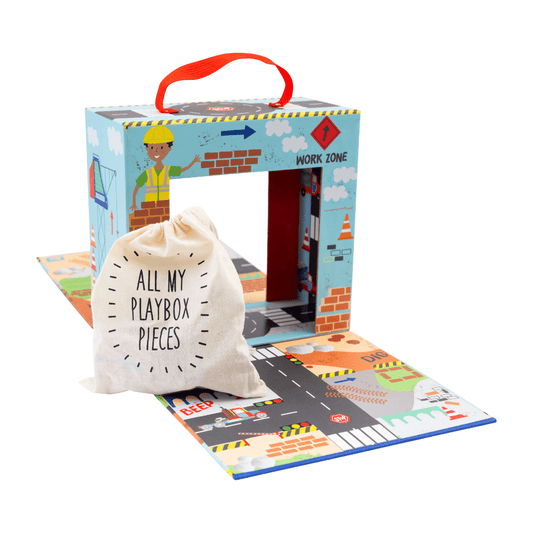 Playbox with Wooden Pieces - Construction - KIWI UNIVERS