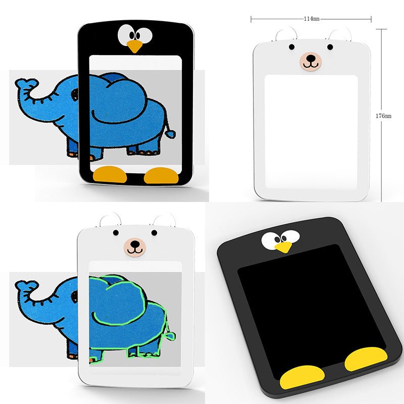 New 6.5 Inch Cartoon Children's Early Education Puzzle Graffiti Painting LCD Writing Board Family Message LCD Writing Board - KIWI UNIVERS