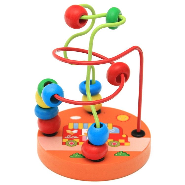 Baby Toddler Educational Lovely Animals Round beads Kids Toys For Newborns Children Cribs Stroller Mobile Montessori 9*11cm - KIWI UNIVERS
