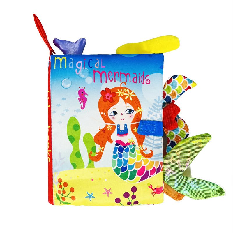 Baby toys three - dimensional cloth books that cannot be torn apart washable children's enlightenment baby ringing paper books - KIWI UNIVERS