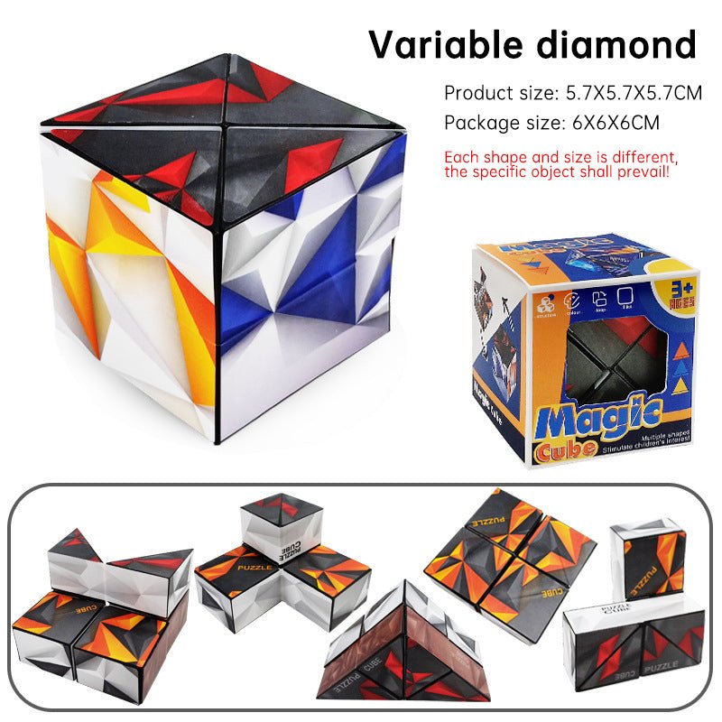 Variety Rubik's Cube Stress Relief Toy Geometry 3b Infinite Rubik's Cube Children's Educational Toy - KIWI UNIVERS