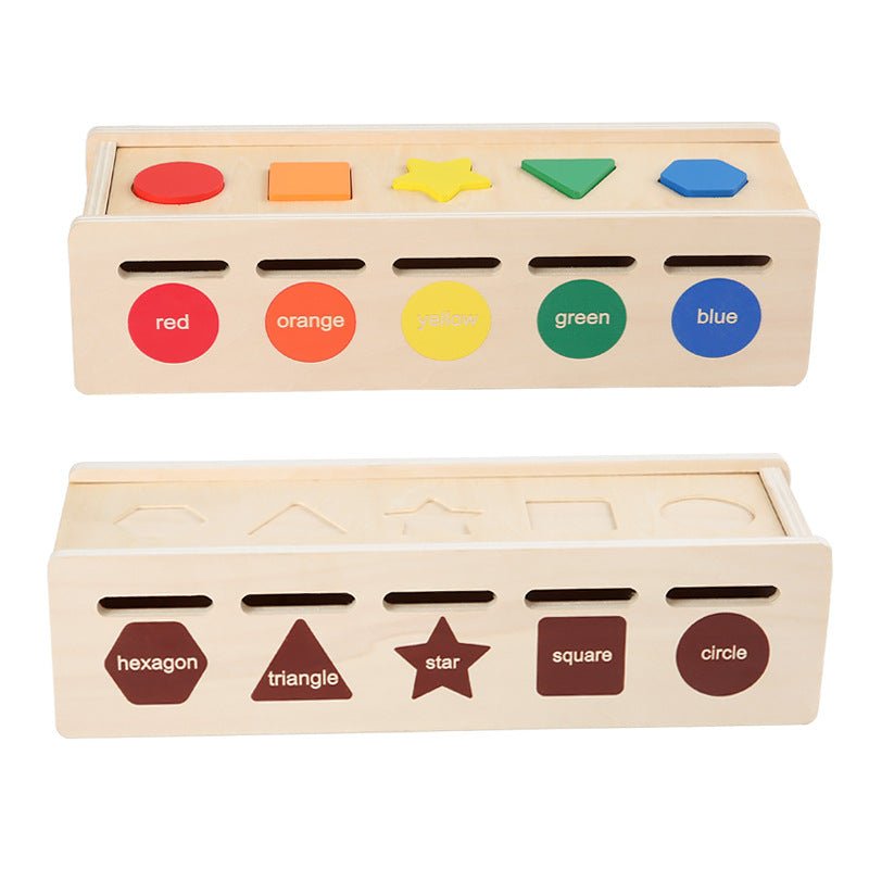 Children's classification, shape, color, cognitive matching, teaching aid box, storage box, exercise, hand eye coordination, toys - KIWI UNIVERS